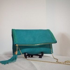 Crossbody Bag Color: Turquoise Forever 21